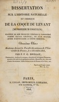 view Dissertation sur l'histoire naturelle, et chimique de la coque du Levant (Menispermum cocculus). Examen de son principe vénéneux considéré comme alcali végétal, et d'un nouvel acide particulier à cette semence / Deuxième thèse.