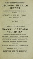 view Dissertatio inauguralis medico-therapeutica de cortice angusturae ... / [Friedrich Albrecht Anton Meyer].