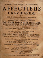 view Dissertatio medica inauguralis, de affectibus gravidarum ... / [David Dittmann].