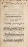 view Observations on painful subcutaneous tubercle, with cases and histories of the disease.