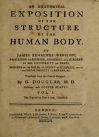 view An anatomical exposition of the structure of the human body / Translated ... by G. Douglas.