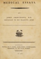 view Medical essays / [John Armstrong].