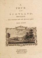 view A tour in Scotland; MDCCLXIX / [Thomas Pennant].