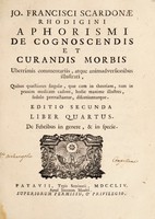 view Aphorismi de cognoscendis et curandis morbis ... commentariis ... illustrati / [Giovanni Francesco Scardona].