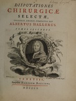 view Disputationes chirurgicae selectae / collegit, editit, praefatus est A. Hallerus.