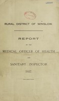 view [Report 1937] / Medical Officer of Health, Winslow (Union) R.D.C.