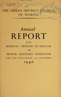 view [Report 1946] / Medical Officer of Health, Woking U.D.C.