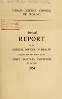 view [Report 1954] / Medical Officer of Health, Woking U.D.C.