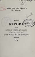 view [Report 1956] / Medical Officer of Health, Woking U.D.C.