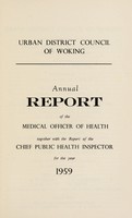 view [Report 1959] / Medical Officer of Health, Woking U.D.C.