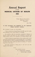 view [Report of the Medical Officer of Health for Uxbridge UDC 1943].