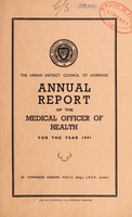 view [Report of the Medical Officer of Health for Uxbridge UDC 1941].