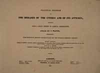 view A practical treatise on the diseases of the uterus and its appendages. Atlas / Translated from the French ... with notes by G.O. Heming.