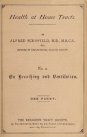 view On breathing and ventilation / by Alfred Schofield.