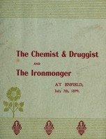 view The chemist & druggist and The ironmonger at Enfield, July 7th, 1899 / [A.C. Wootton].