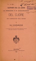 view Rapporto fra le azioni di inibizione e di accelerazione del cuore per compressione dell'addome / pel Dott. Luigi Sabbatini.