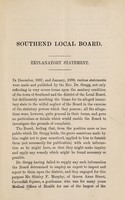 view Report on the sanitary condition of Southend-on Sea / by Shirley F. Murphy.