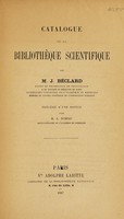 view Catalogue de la bibliothèque scientifique de M.J. Béclard. Vente de 7 au 10 décembre 1887 / [Jules Auguste Béclard].