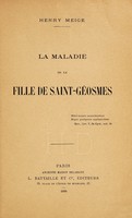 view La maladie de la fille de Saint-Géosmes.