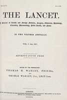 view On the application of the serum test to the differential diagnosis of typhoid and Malta fever : and on the further application of the method of serum diagnosis to the elucidation of certain problems in connexion with the duration of immunity and the geographical distribution of disease / by A.E. Wright and F. Smith.