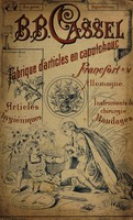 view B. B. Cassel : fabrique d'articles en caoutchouc, Francfort s/M, Allemagne : articles hygiéniques, instruments de chirurgie, bandages / B.B. Cassel.