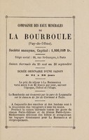 view La Bourboule en poche : renseignements nécessaires au baigneur et au touriste... : 1889 / [Compagnie des eaux minérales de La Bourboule].