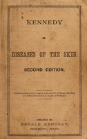 view Kennedy on diseases of the skin / Donald Kennedy.