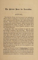 view The British Home for Incurables : appeal / Robert G. Salmond, secretary.