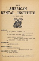 view The American Dental Institute (Limited).