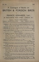 view Sales catalogue: Francis Edwards