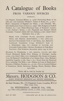 view Sales catalogues: Hodgson