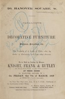 view Sales catalogues: Knight, Frank & Rutley