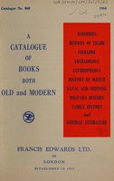 view Sales catalogue: Francis Edwards