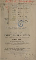 view Sales catalogues: Knight, Frank & Rutley