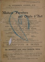 view Sales Catalogue: Hampton & Sons