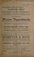 view Sales Catalogue: Hampton & Sons