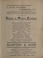 view Sales Catalogue: Hampton & Sons