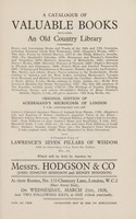 view Sales catalogues: Hodgson