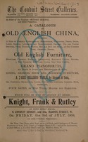 view Sales catalogues: Knight, Frank & Rutley