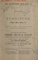 view Sales catalogues: Knight, Frank & Rutley