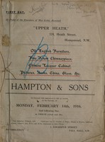 view Sales Catalogue: Hampton & Sons