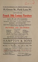 view Sales Catalogue: Hampton & Sons