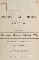 view Sales catalogues: Hurcomb