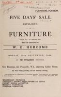 view Sales catalogues: Hurcomb