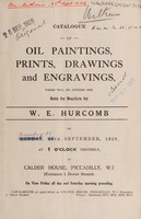 view Sales catalogues: Hurcomb