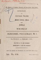 view Sales catalogues: Hurcomb