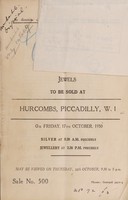 view Sales catalogues: Hurcomb