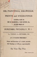 view Sales catalogues: Hurcomb