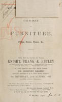 view Sales catalogues: Knight, Frank & Rutley