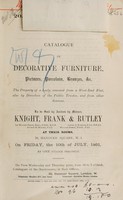 view Sales catalogues: Knight, Frank & Rutley